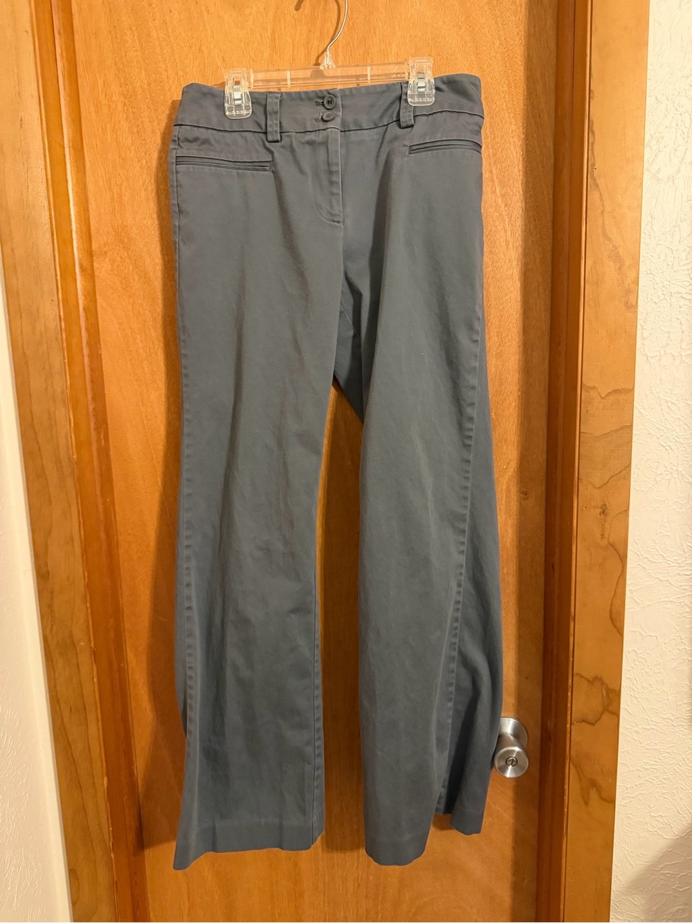 New York & Company Wide-Leg Jeans in Gray